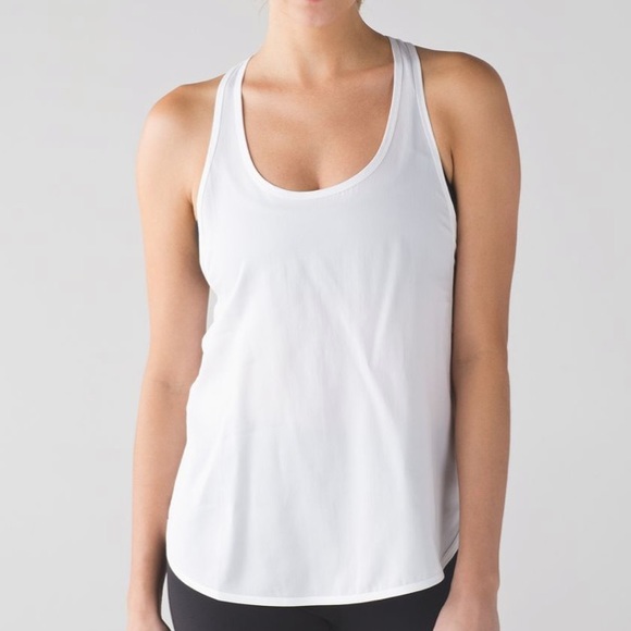 🤍⏫️Lululemon White Classic Principle Tank Top - Picture 3 of 9
